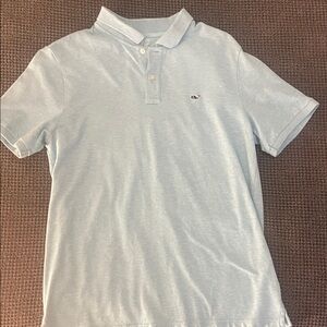 Vineyard Vines Pale Blue Short Sleeve Polo